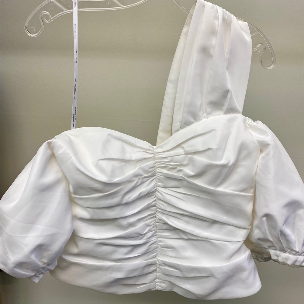 NWT Self portrait Ruched Top